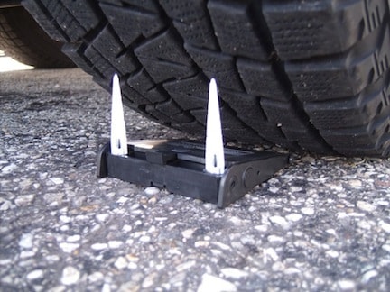 NeoPRO Spikes - Tire Puncture Caltrop Spikes for Property Security